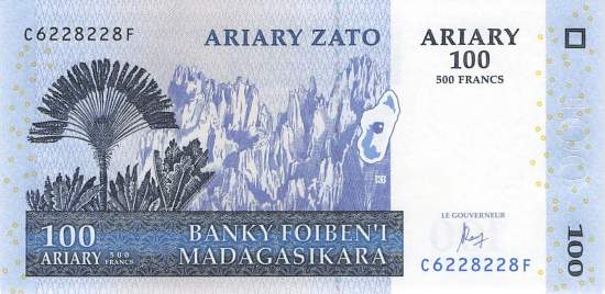 100 Ariary 2004